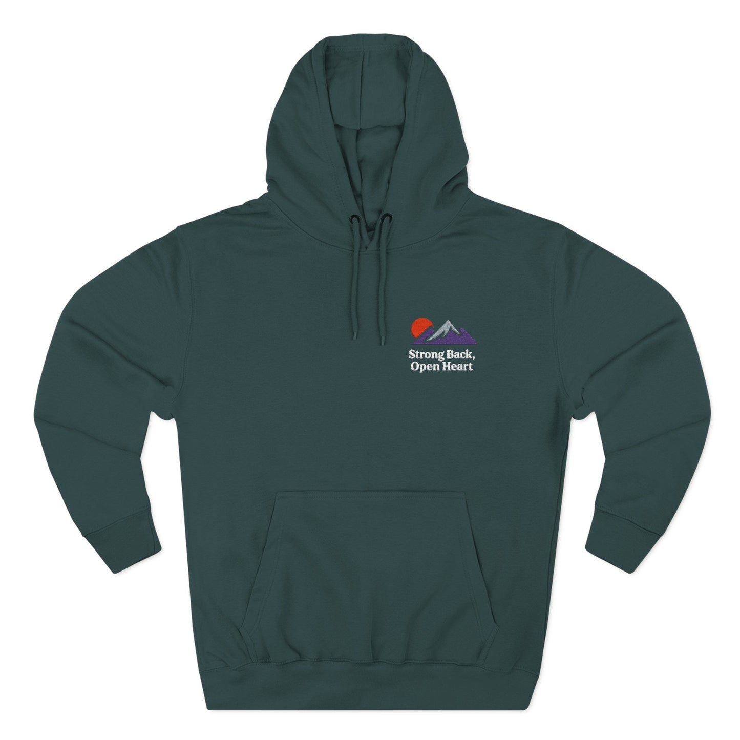 Summit&Co. Women's Strong Back,Open Heart Hoodie