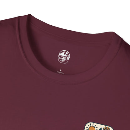 Summit&Co. Softsyle Tee-Floral Logo