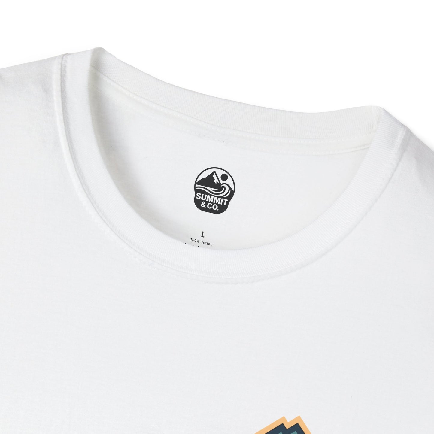 Summit&Co. Softstyle Tee-Mountain& Line