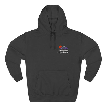 Summit&Co. Women's Strong Back,Open Heart Hoodie