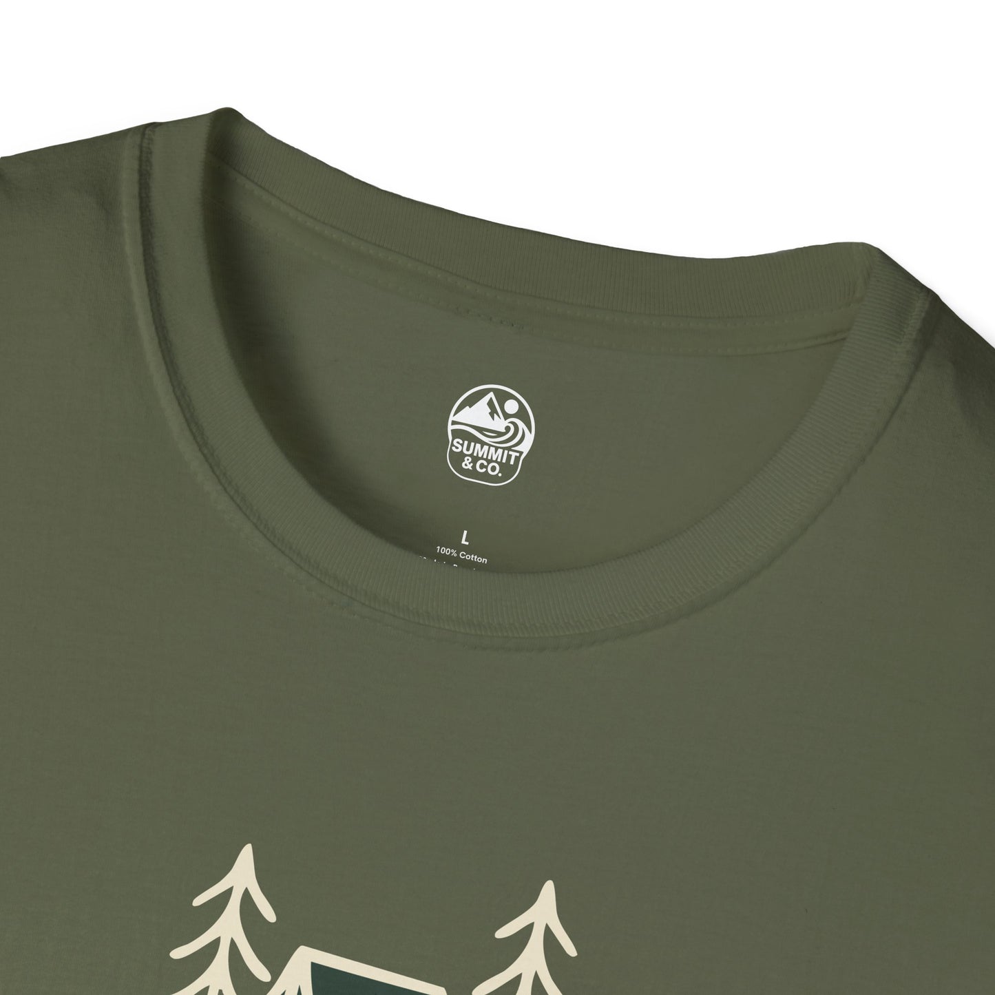Summit&Co. Softstyle Tee-Camp More Worry Less