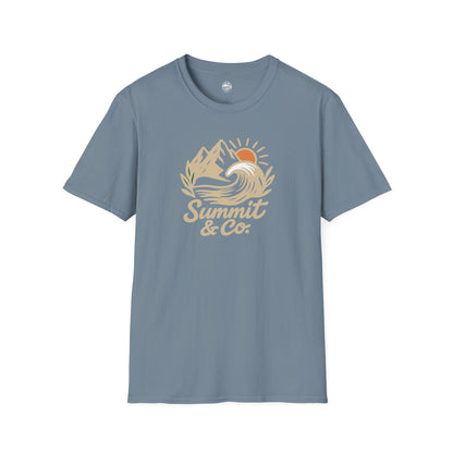 Summit&Co. Softstyle Tee-Brushed Mountains