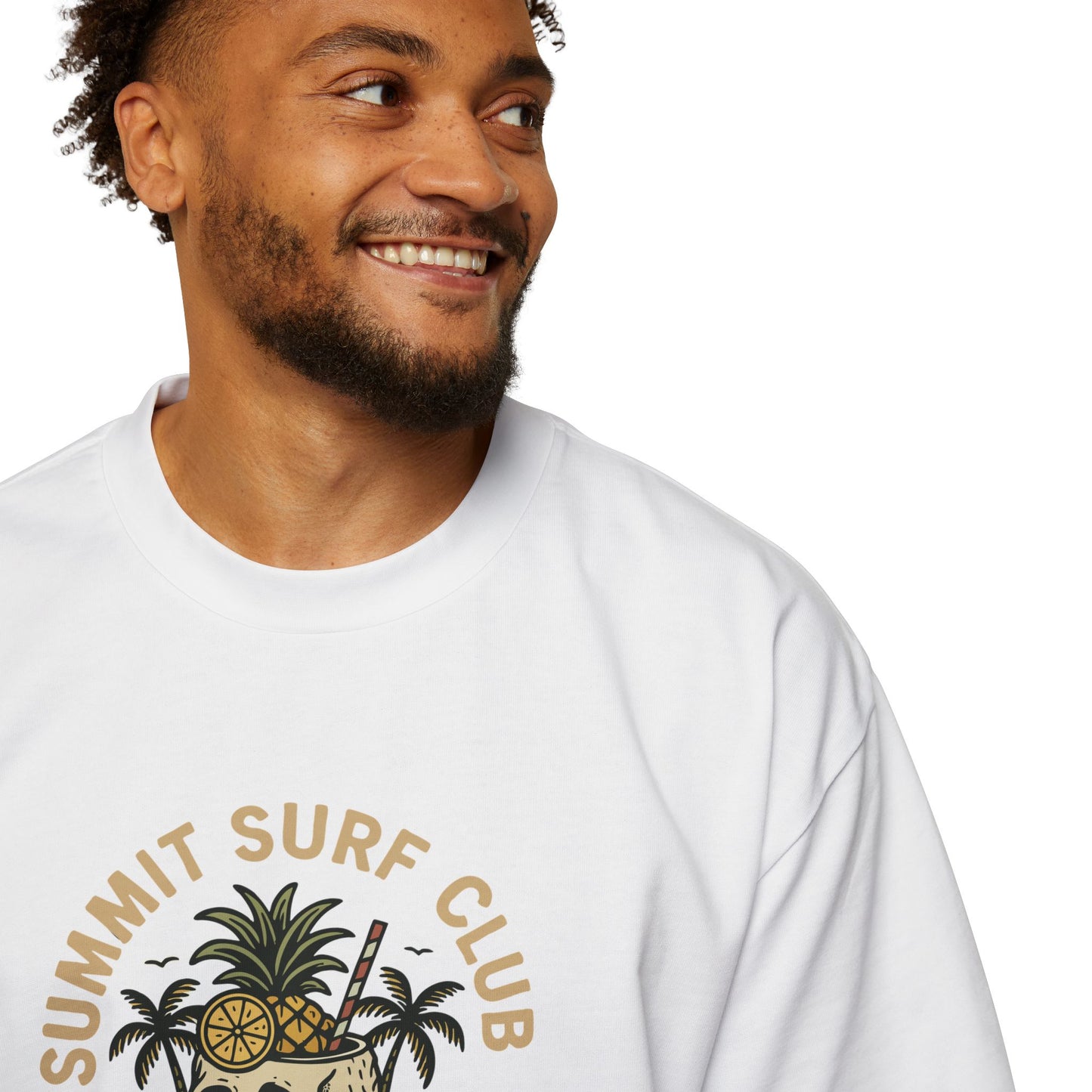Men's Heavy Oversized Tee-Summit Surf Club