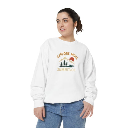 Women's Garment-Dyed Explore More Sweatshirt