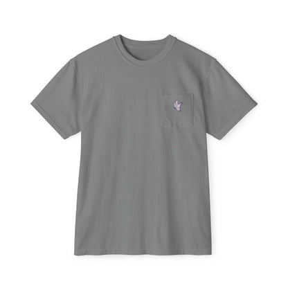 Comfortable Women's Pocket T-Shirt | Butterfly
