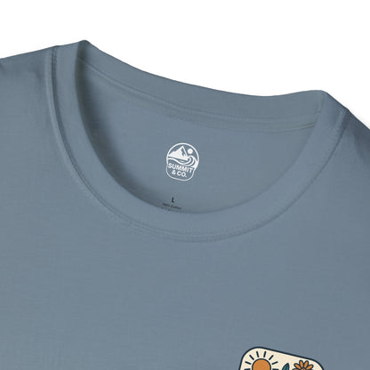Summit&Co. Softsyle Tee-Floral Logo