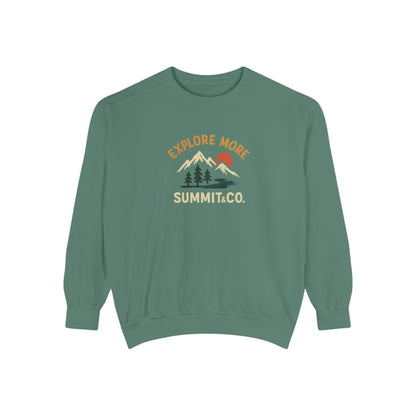 Unisex Garment-Dyed Explore More Sweatshirt