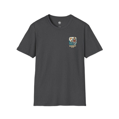 Summit&Co. Softsyle Tee-Floral Logo