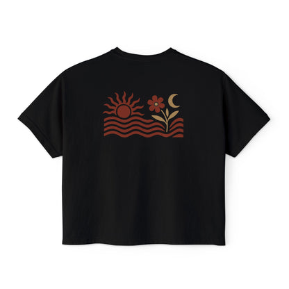 Summit&Co. Women Boxy Tee- Chase The Sun