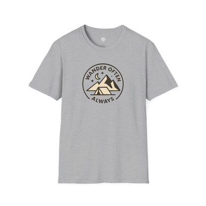 Summit&Co.  Softstyle Tee-Wander Often Always