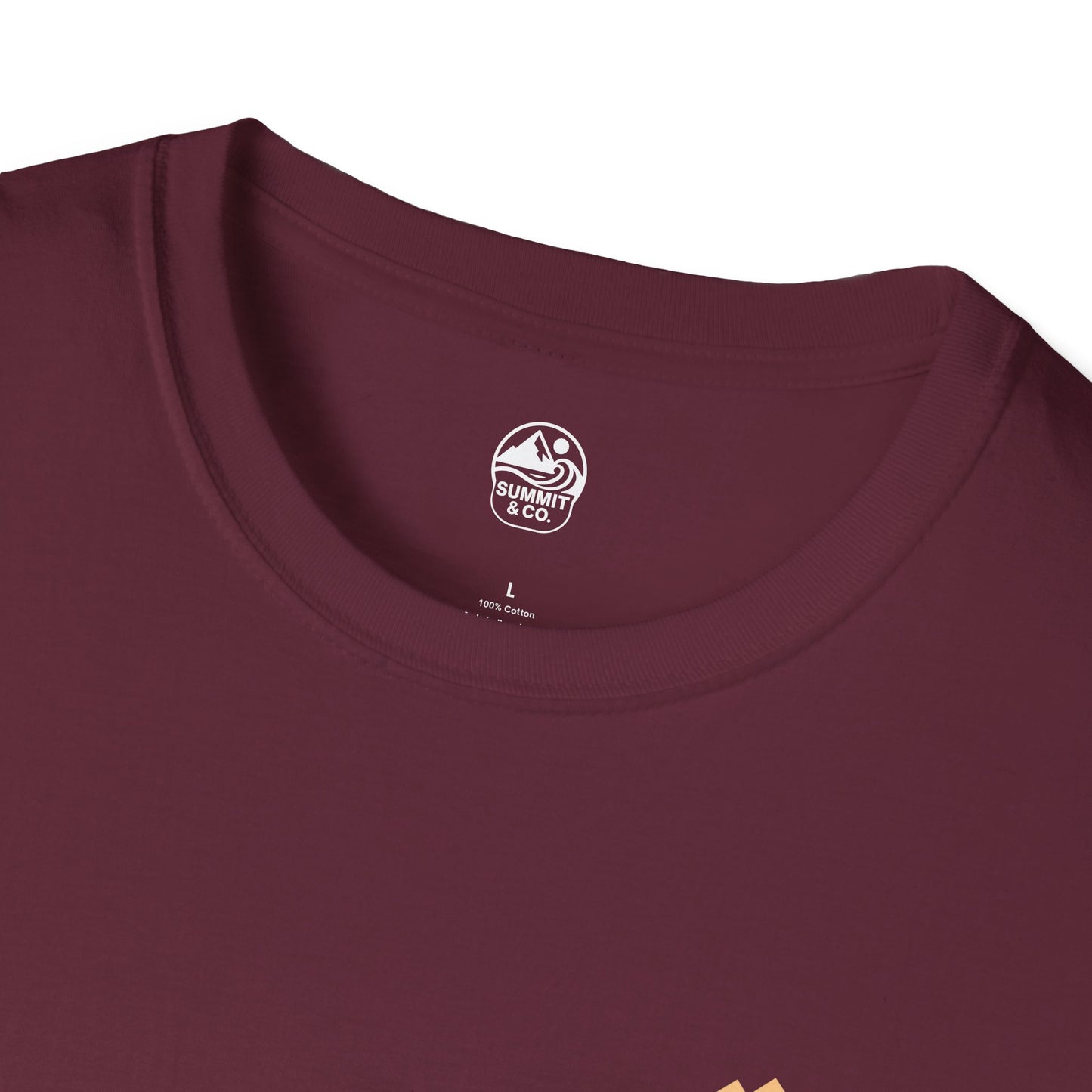 Summit&Co. Softstyle Tee-Mountain& Line