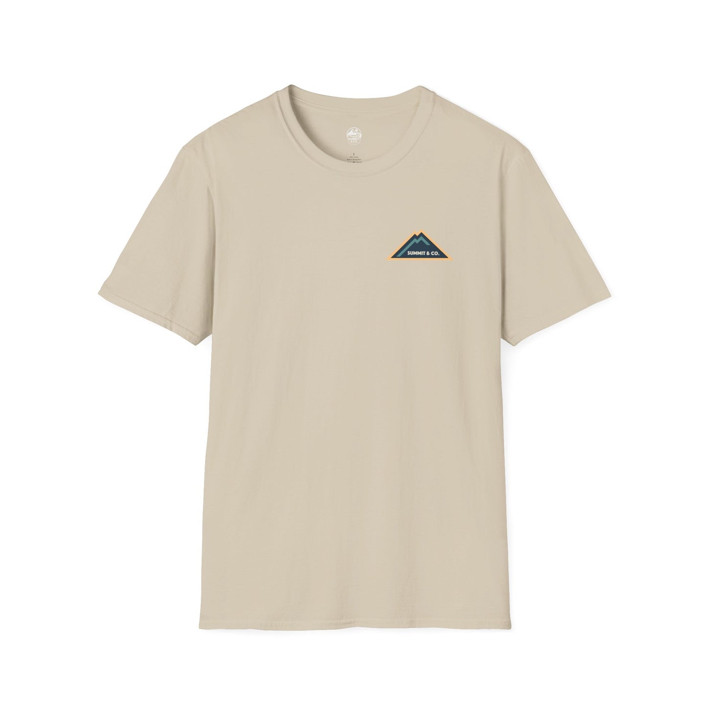 Summit&Co. Softstyle Tee-Mountain& Line