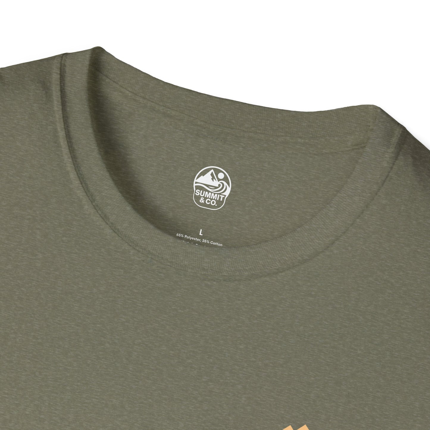 Summit&Co. Softstyle Tee-Mountain& Line