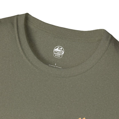 Summit&Co. Softstyle Tee-Mountain& Line