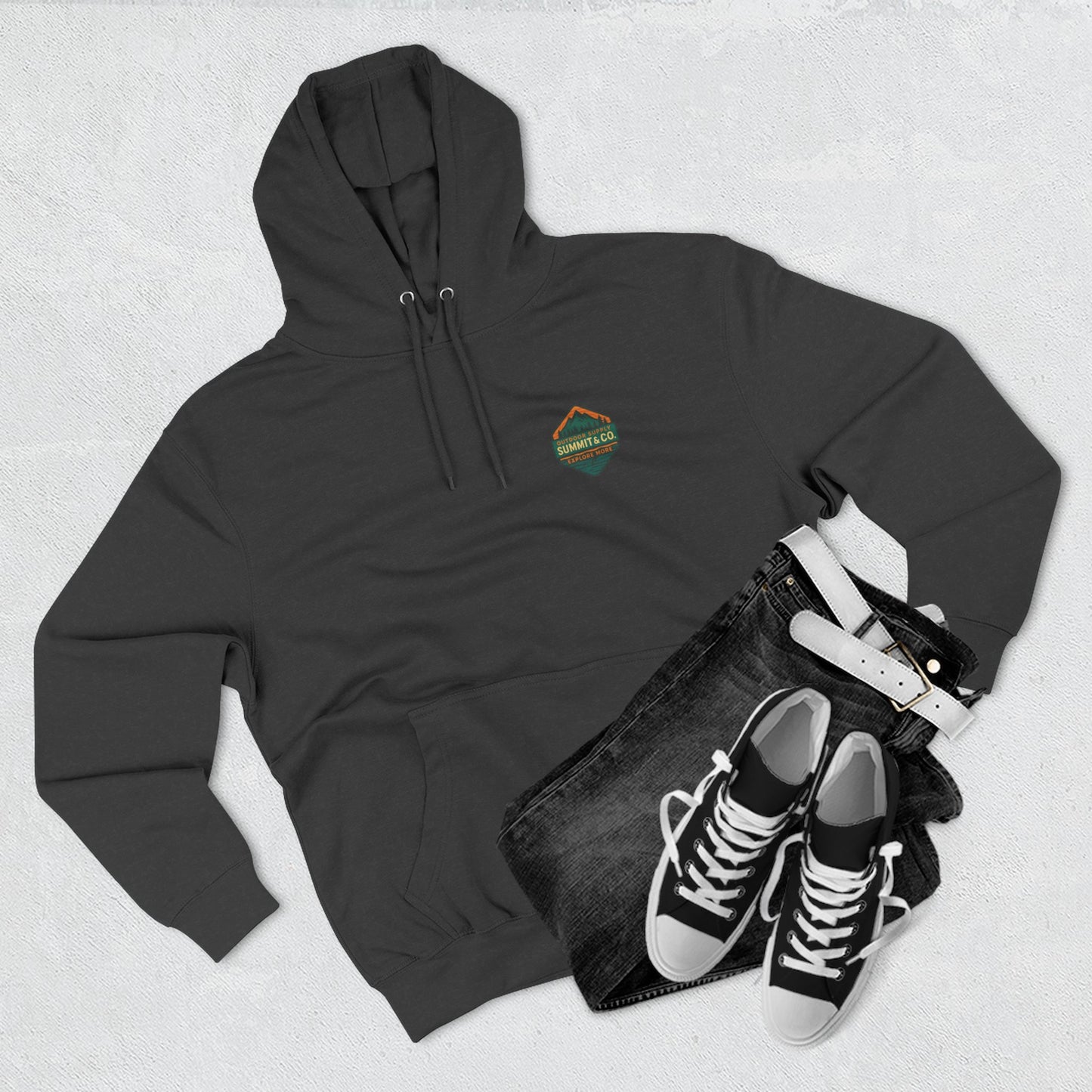 Summit & Co. Three-Panel Fleece Hoodie