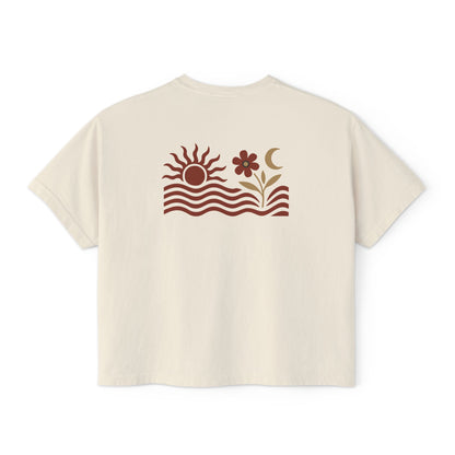 Summit&Co. Women Boxy Tee- Chase The Sun