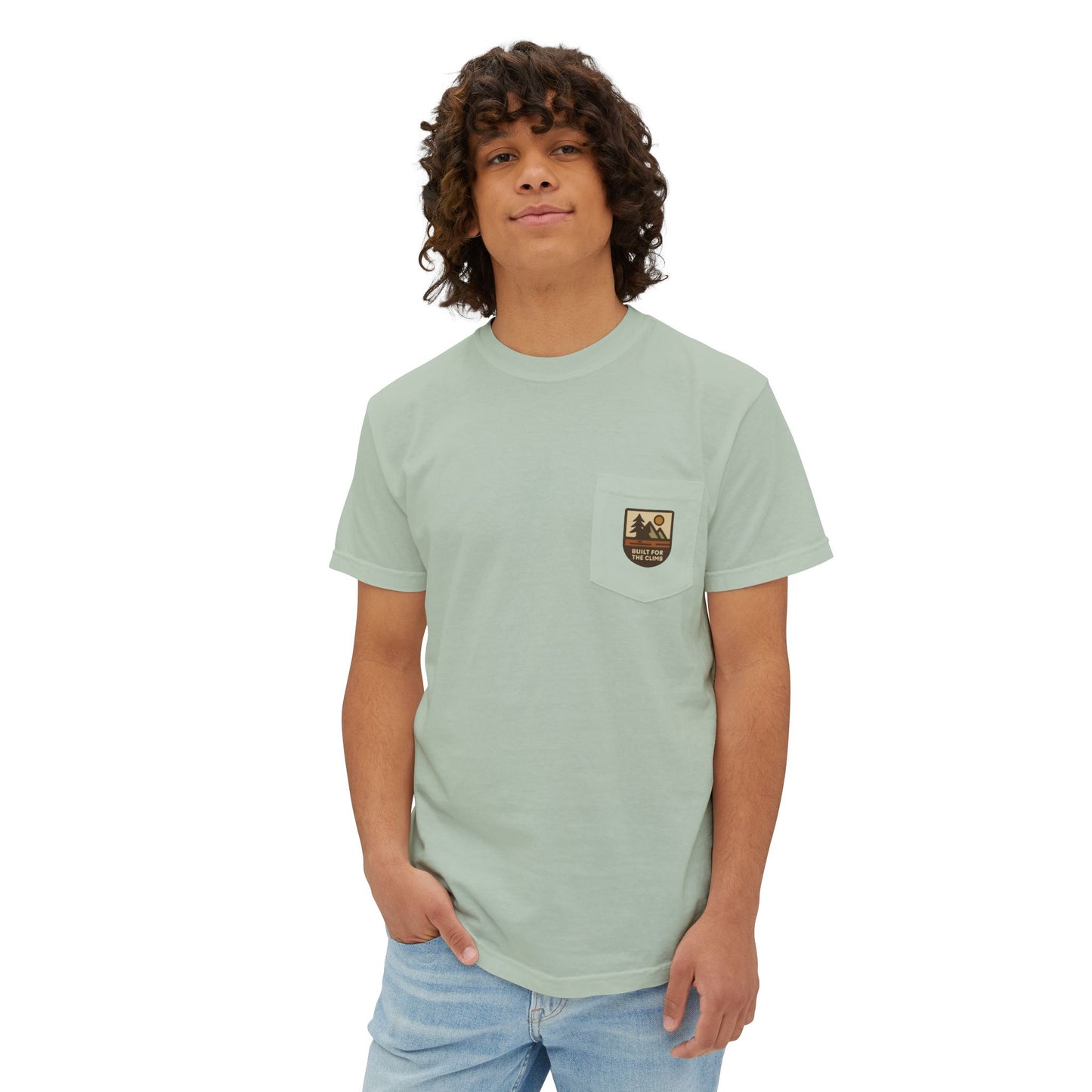 Summit&Co. Pocket logo Built For the climb Tee
