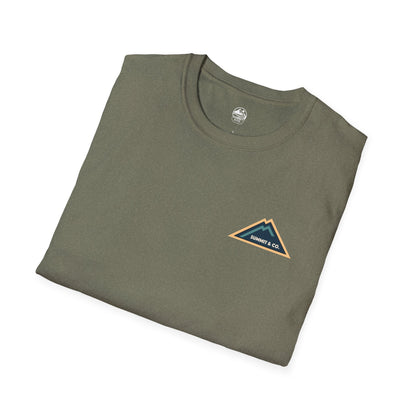 Summit&Co. Softstyle Tee-Mountain& Line