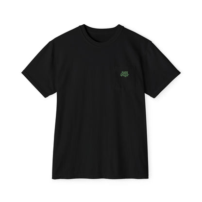 Happy Camper Comfortable Women's Pocket T-Shirt
