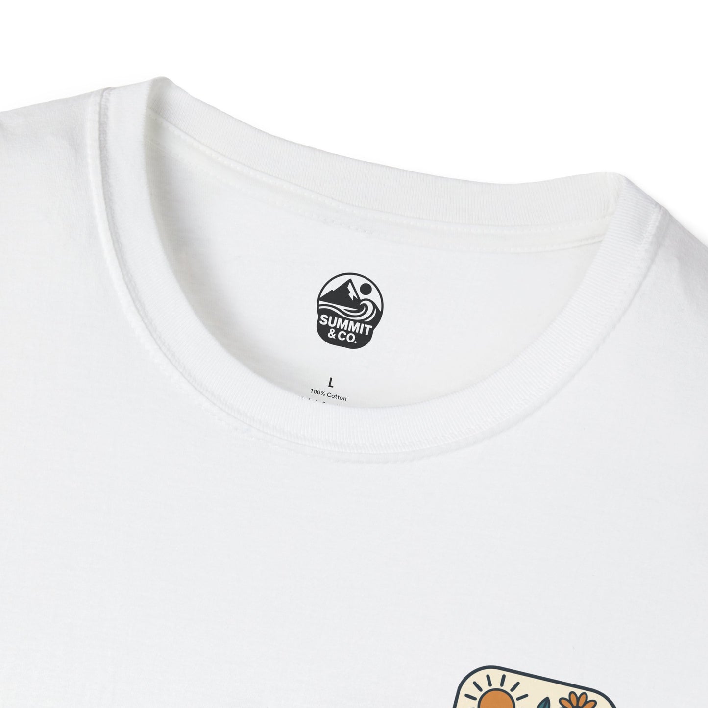 Summit&Co. Softsyle Tee-Floral Logo