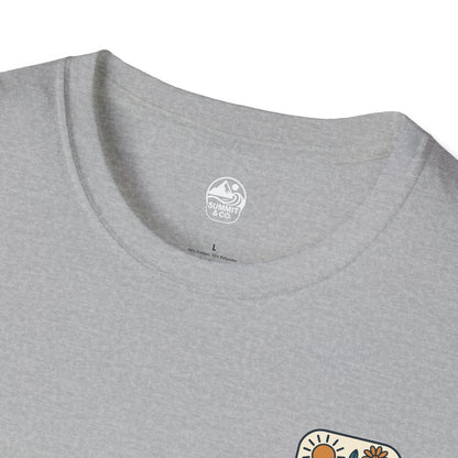 Summit&Co. Softsyle Tee-Floral Logo
