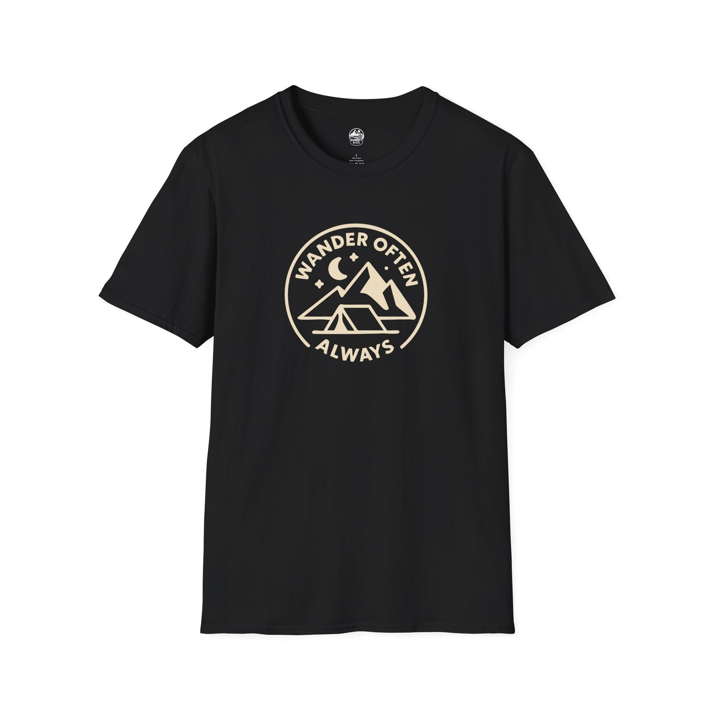 Summit&Co.  Softstyle Tee-Wander Often Always