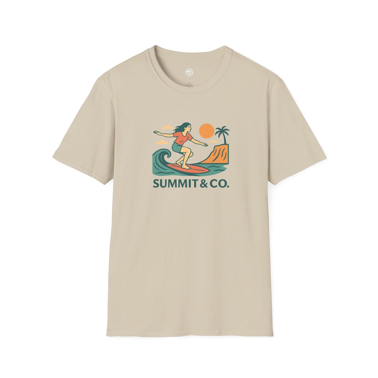 Summit&Co. Softstyle Tee-Surfer Woman