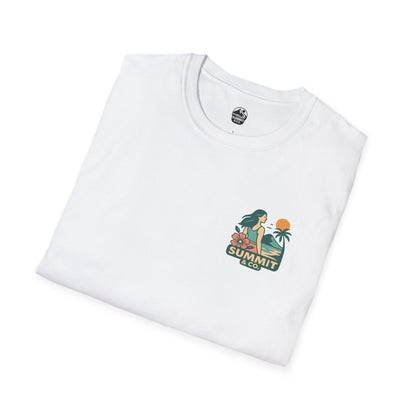 Summit&Co. Softstyle Tee-Surfer Woman Logo