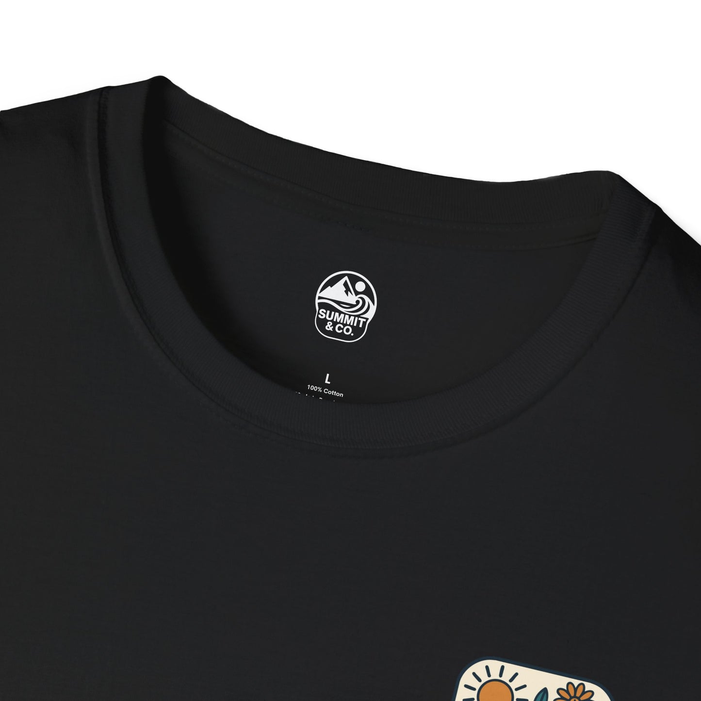 Summit&Co. Softsyle Tee-Floral Logo