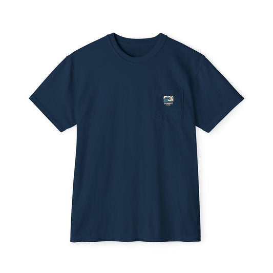 Comfortable Women's Pocket T-Shirt | Blue