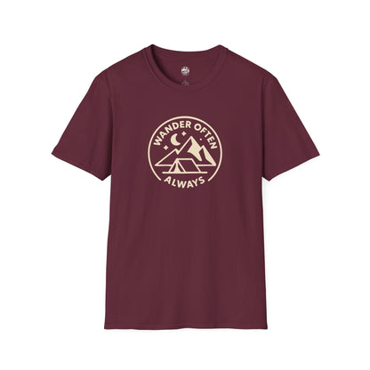 Summit&Co.  Softstyle Tee-Wander Often Always