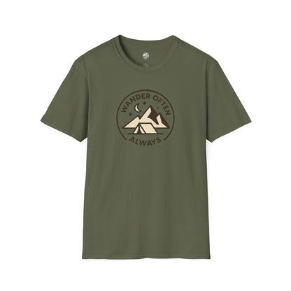 Summit&Co.  Softstyle Tee-Wander Often Always
