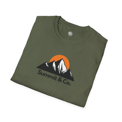 Summit&Co. Softstyle Tee-Mountain& Sun