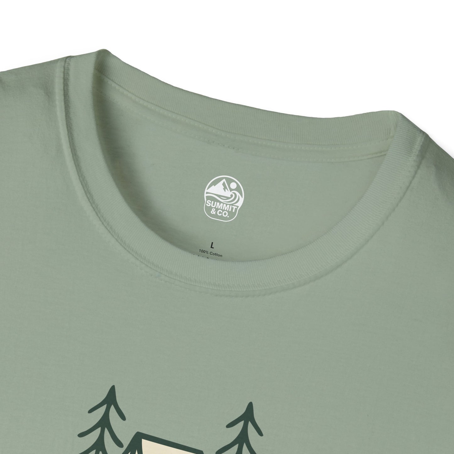 Summit&Co. Softstyle Tee-Camp More Worry Less