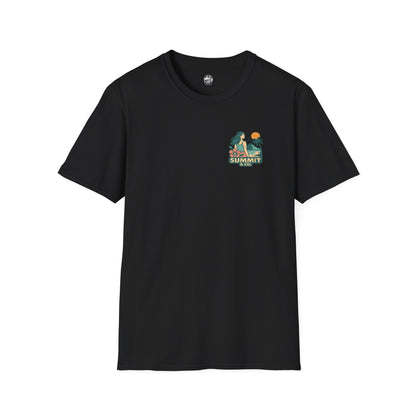Summit&Co. Softstyle Tee-Surfer Woman Logo