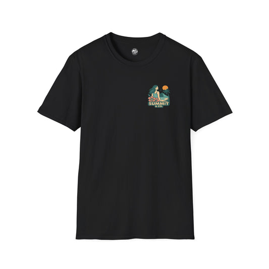 Summit&Co. Softstyle Tee-Surfer Woman Logo