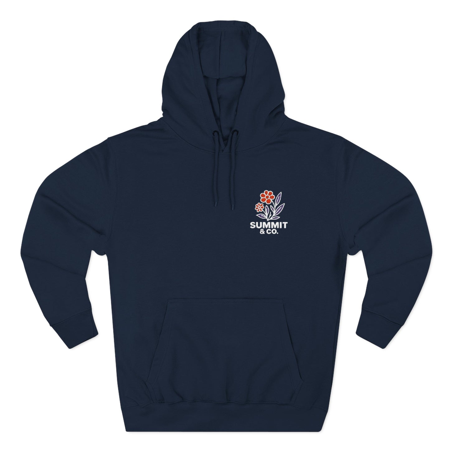 Summit&Co. Women's Embroidery Flower Hoodie