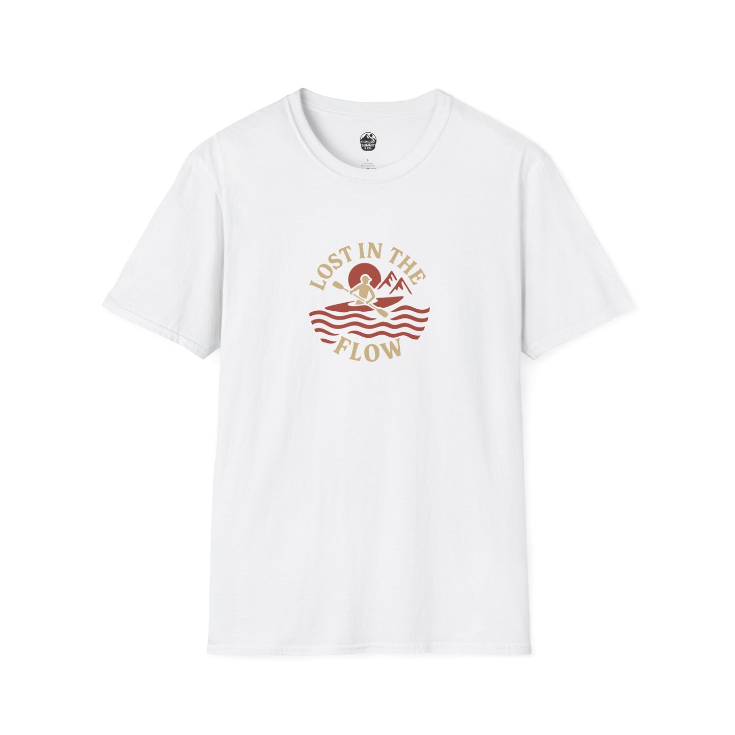 Summit&Co. Softstyle Tee-Lost In The Flow (w/Back Design)