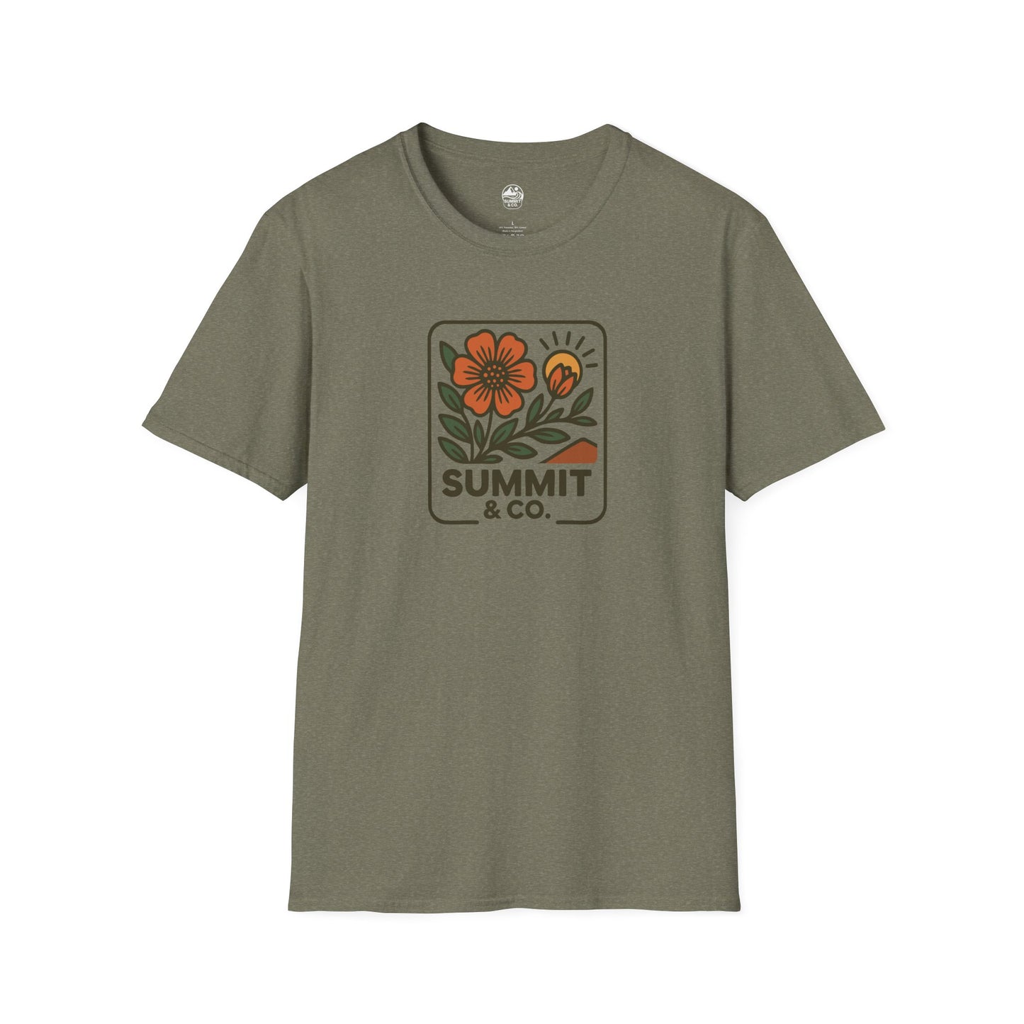 Summit&Co. Softsyle Tee-Flowers