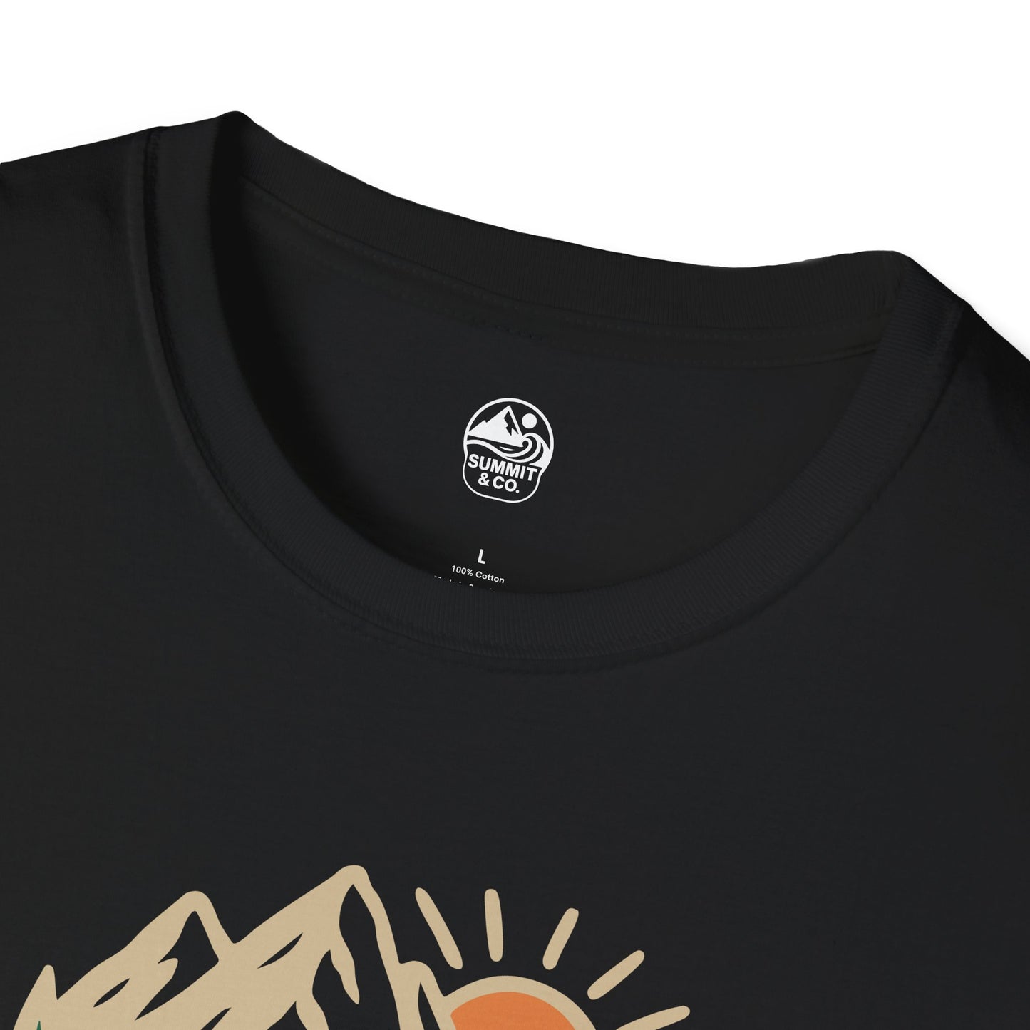 Summit&Co. Softstyle Tee-Brushed Mountains