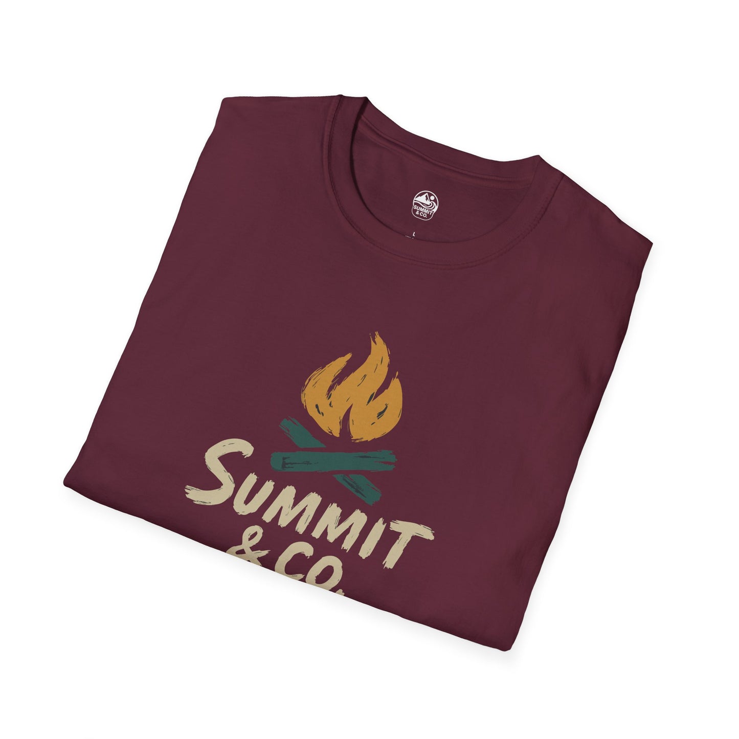 Summit&Co. Softstyle Tee- Brushed Fire