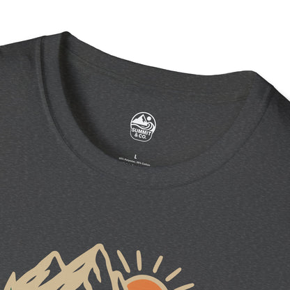 Summit&Co. Softstyle Tee-Brushed Mountains