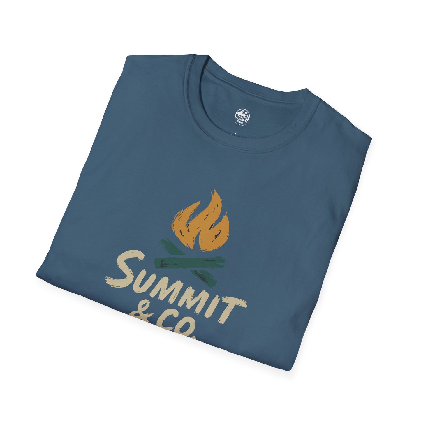 Summit&Co. Softstyle Tee- Brushed Fire