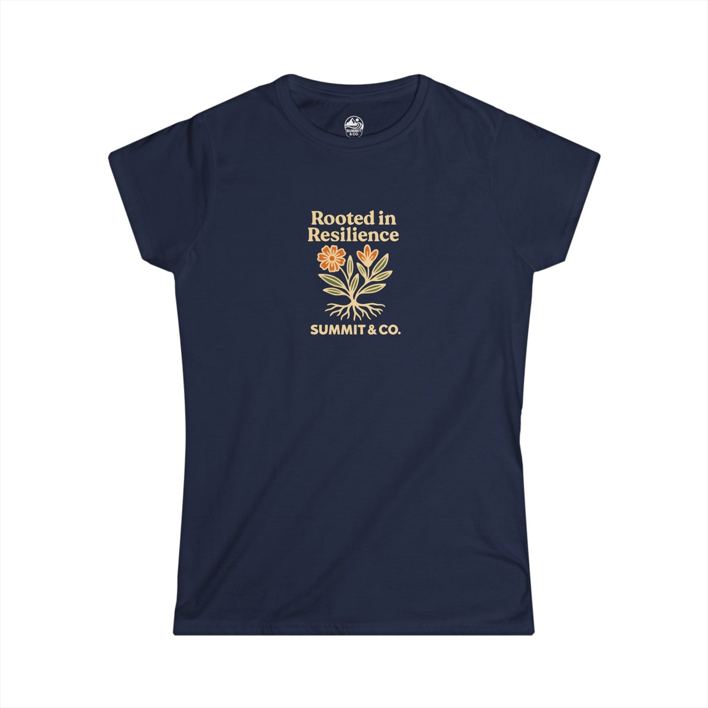 Summit&Co. Women's Slim Rooted In Resillience Tee