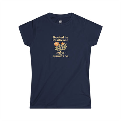 Summit&Co. Women's Slim Rooted In Resillience Tee
