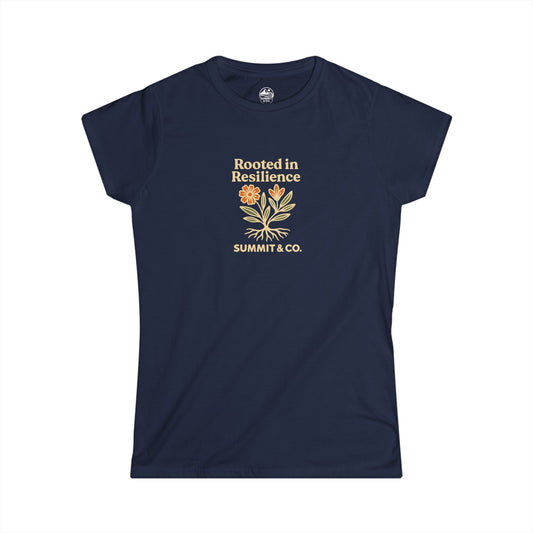 Summit&Co. Women's Slim Rooted In Resillience Tee