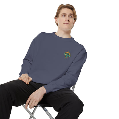Women's Garment-Dyed Diamond Sweatshirt