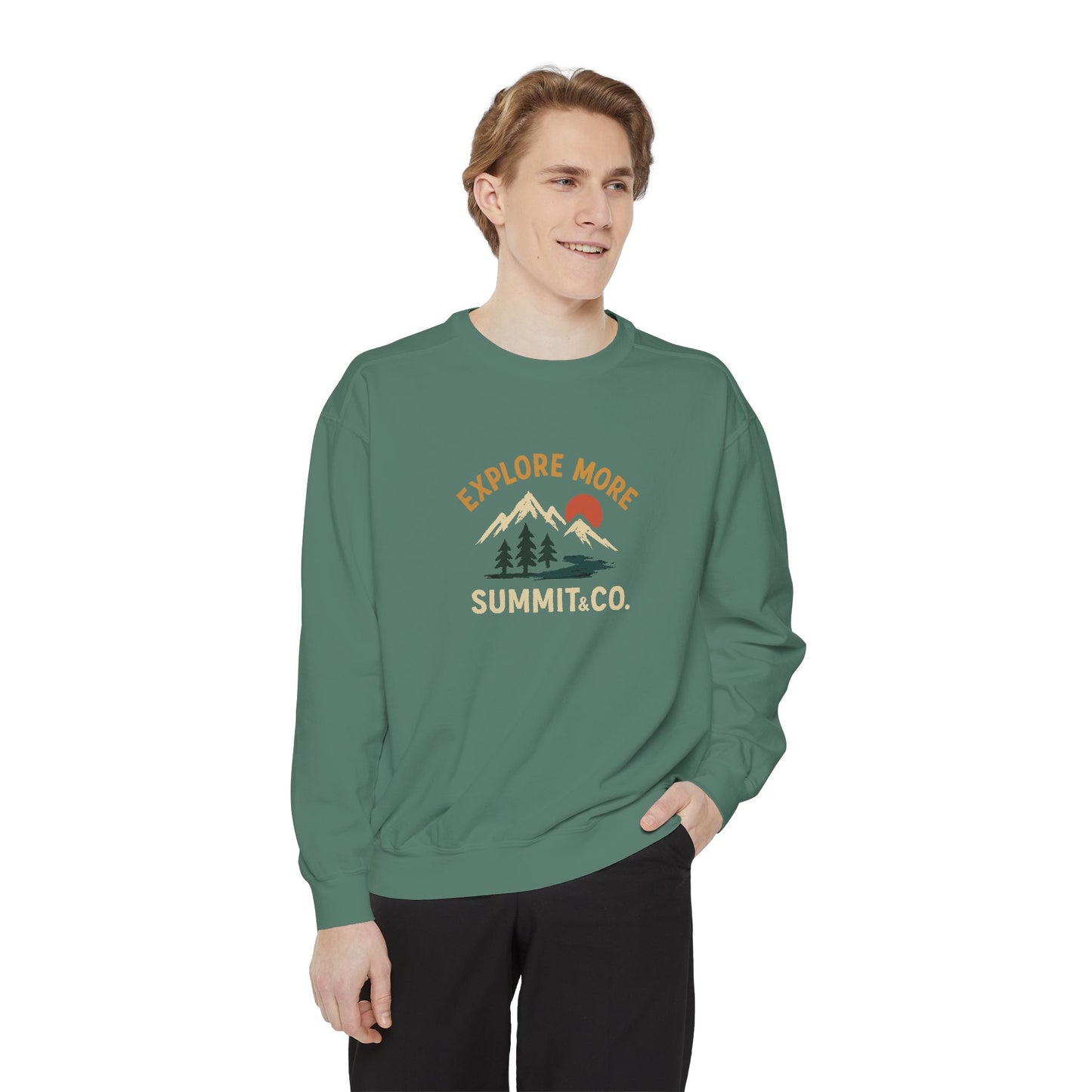 Women's Garment-Dyed Explore More Sweatshirt