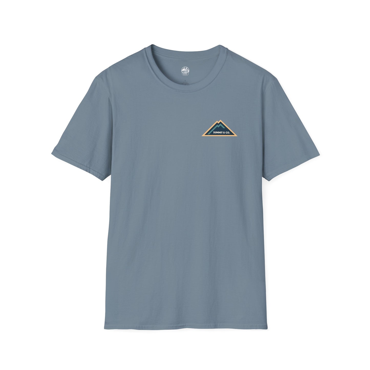 Summit&Co. Softstyle Tee-Mountain& Line