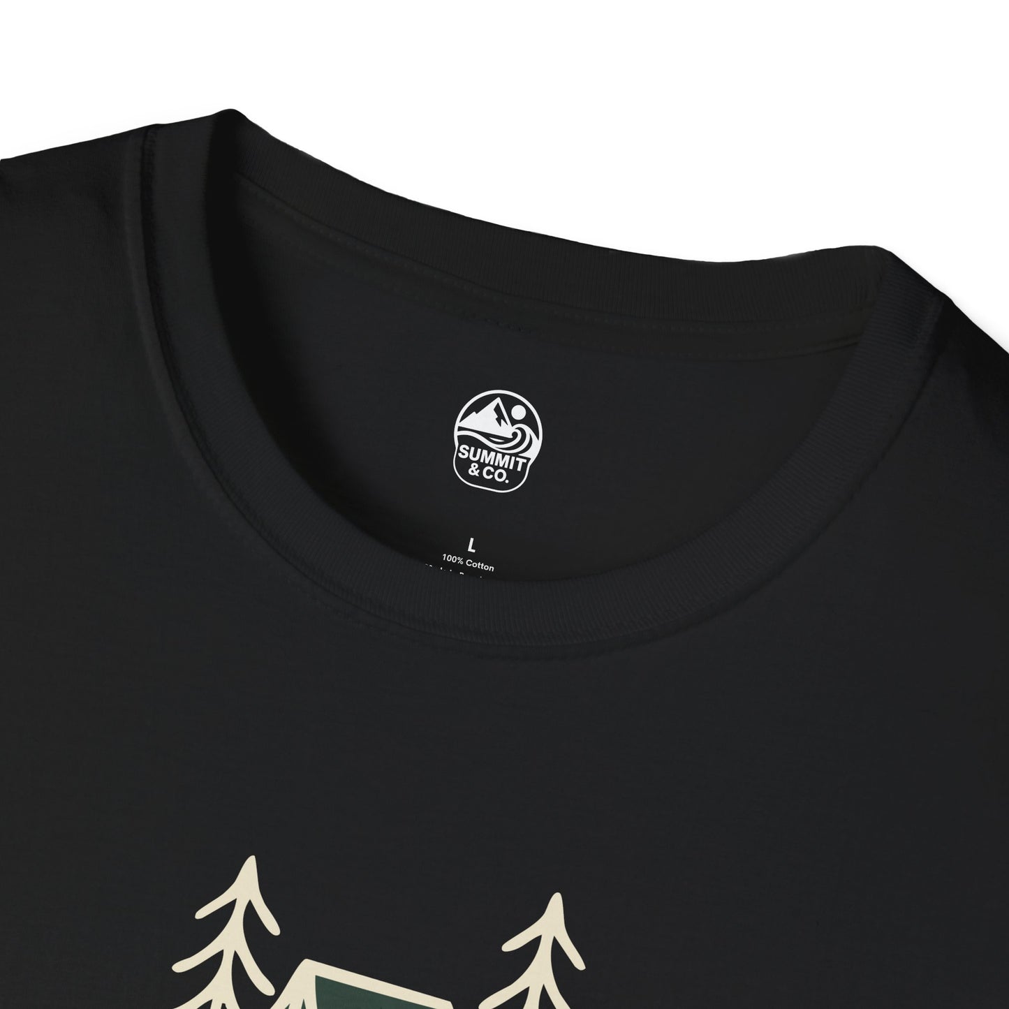 Summit&Co. Softstyle Tee-Camp More Worry Less